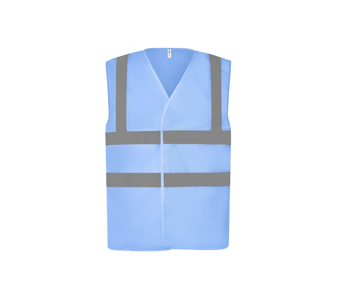 TOP COOL OPEN MESH 2 BAND AND BRACES WAISTCOAT coloris Bleu ciel