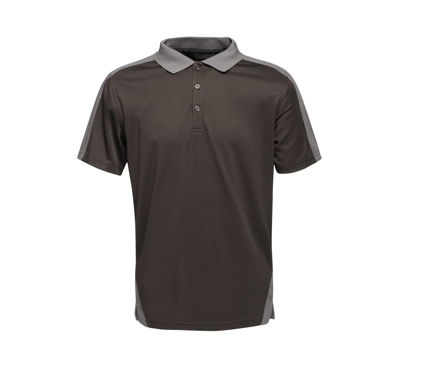 CONTRAST COOLWEAVE POLO coloris Noir / Gris Seal
