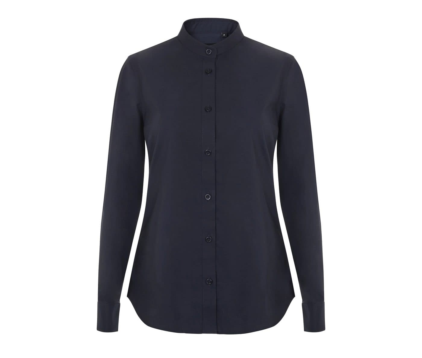 CHEMISE FEMME COL MAO coloris Marine