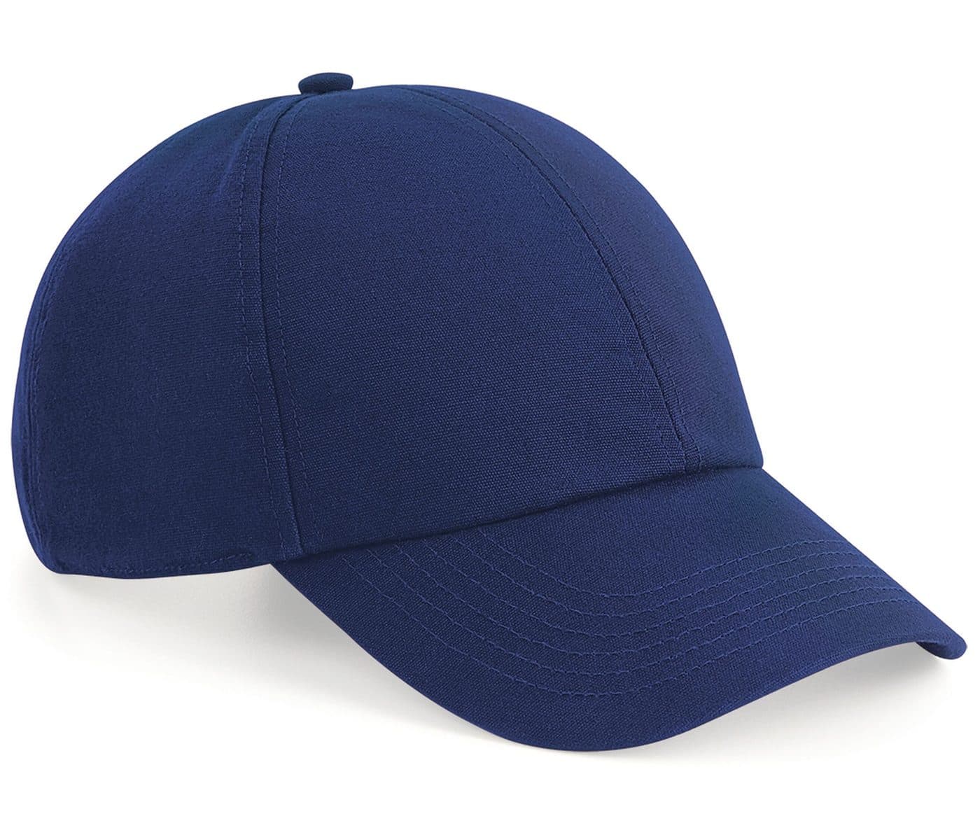 ORGANIC COTTON 6 PANEL CAP coloris Marine oxford