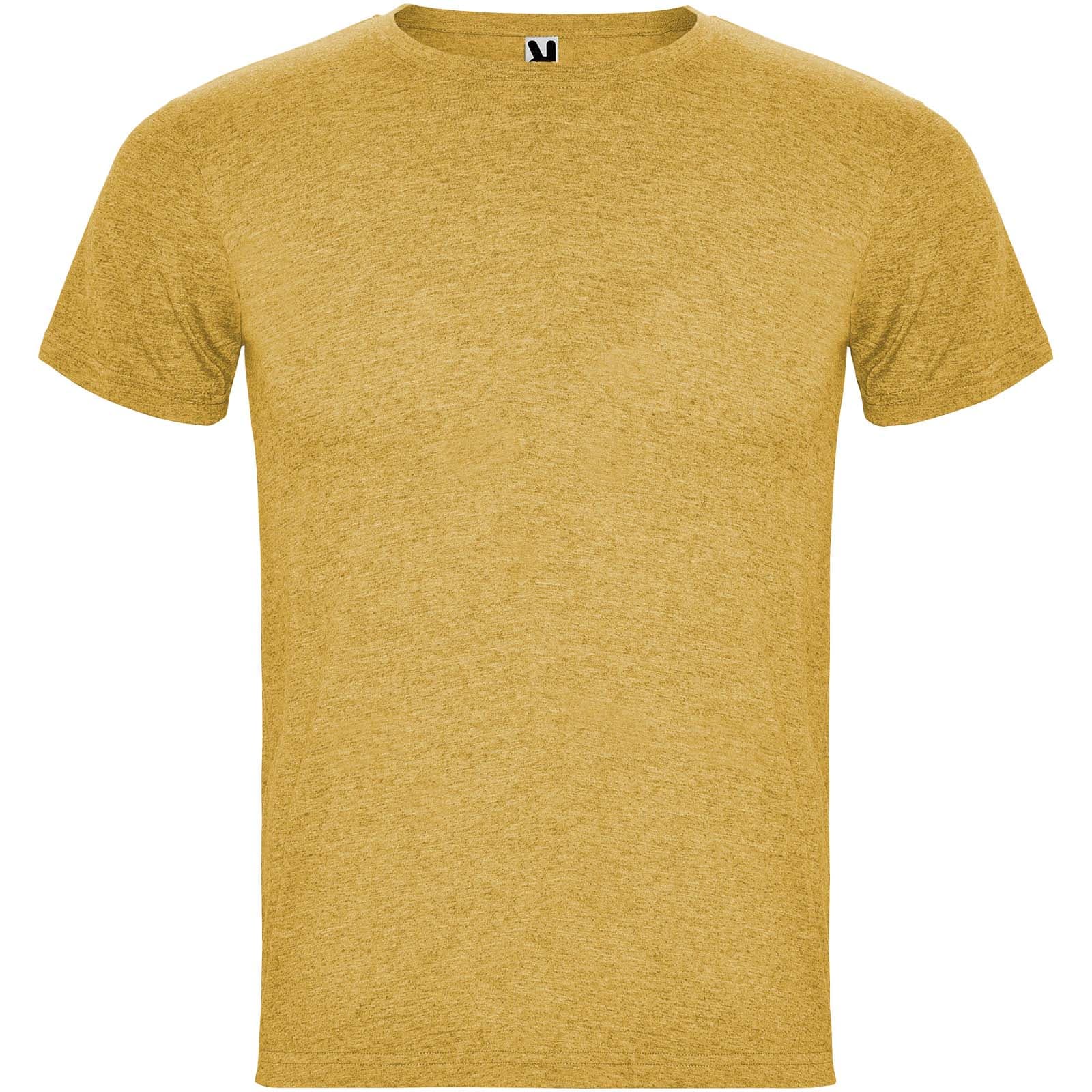 T-shirt de 150 g/m² Fox à manches courtes pour homme coloris Mélange moutarde