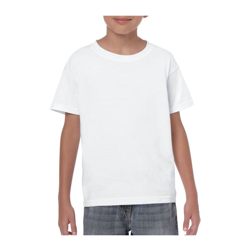 HEAVY COTTON YOUTH T-SHIRT coloris Blanc