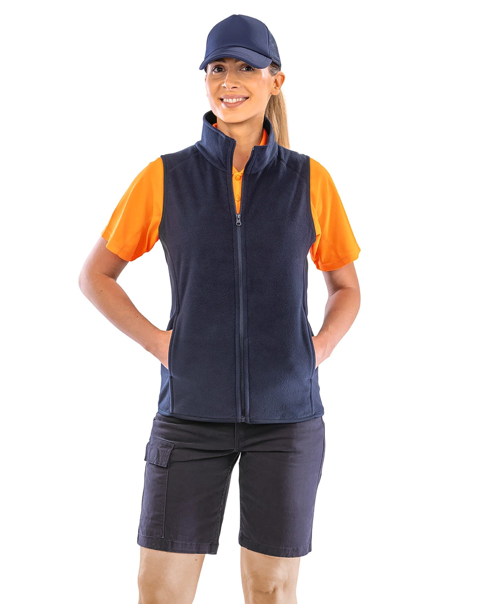 Gilet micro polaire en situation