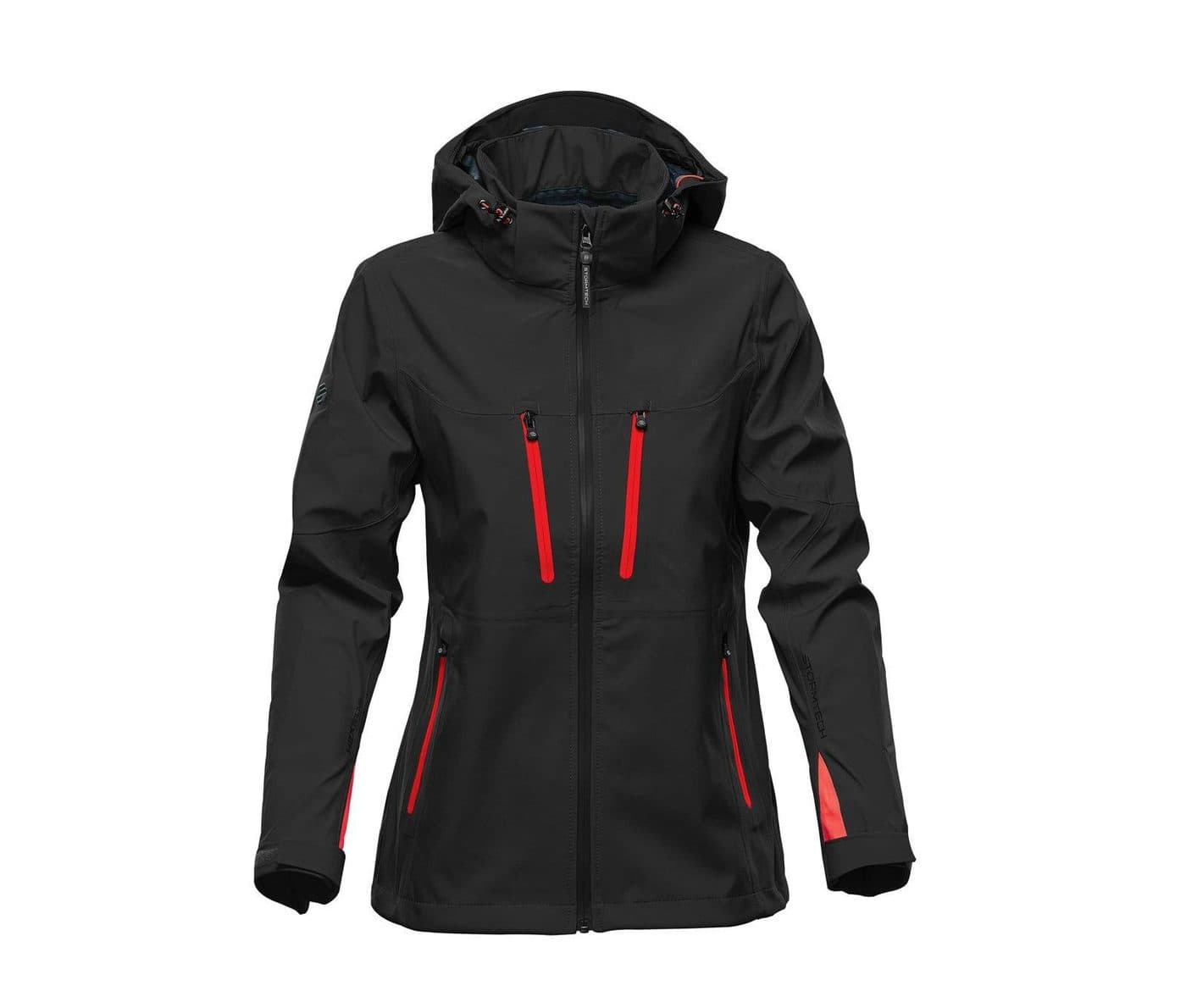 W'S PATROL SOFTSHELL coloris Noir / Rouge vif
