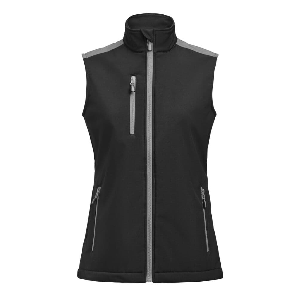 Prime Gilet Softshell Femmes coloris Noir / Gris Acier