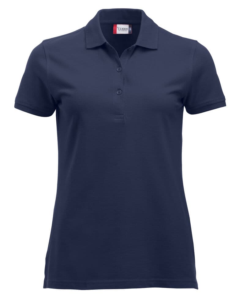 Clique Classic Marion S/S Polo coloris Marine foncé