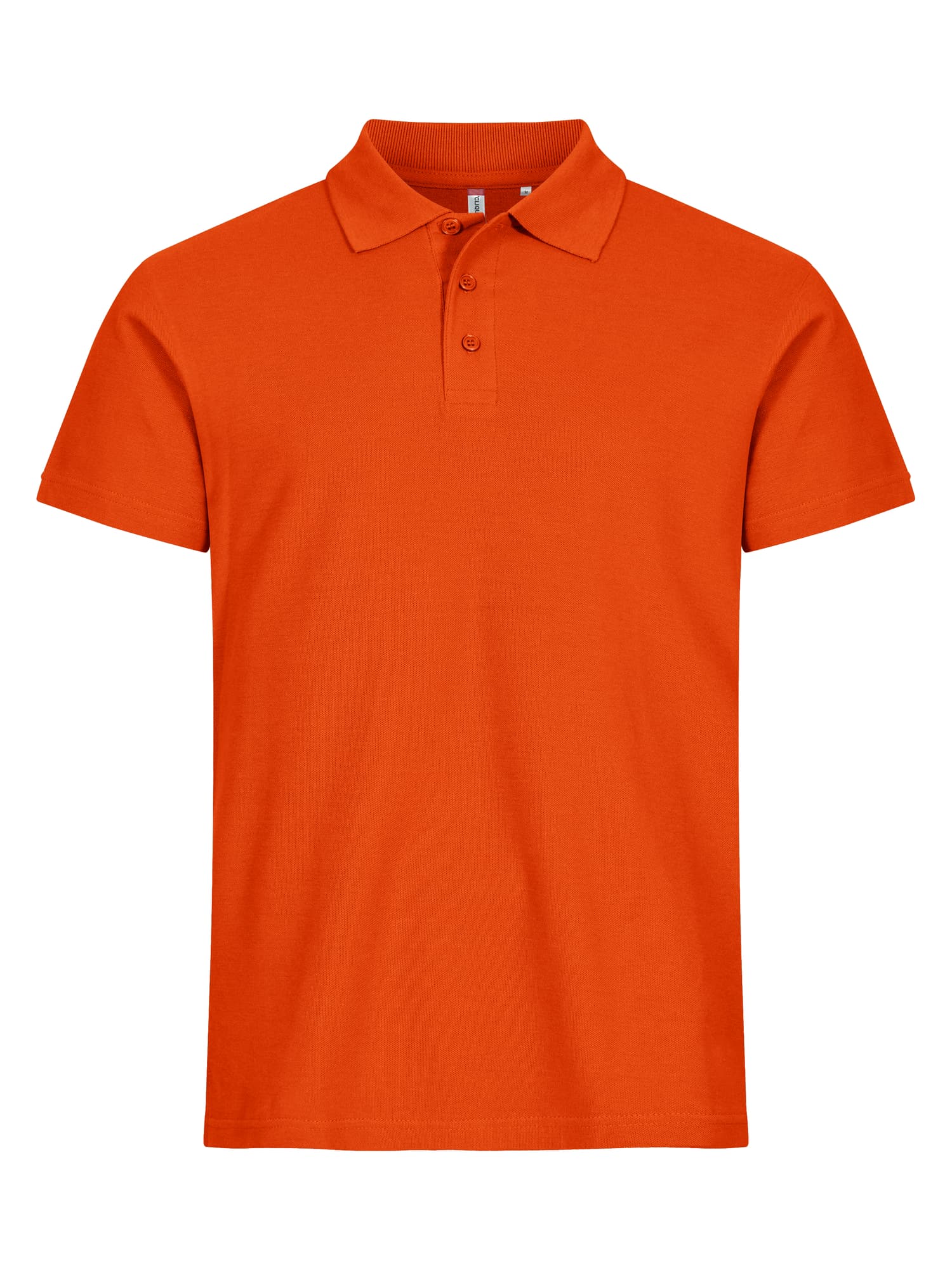 Clique Basic Polo coloris Orange sang