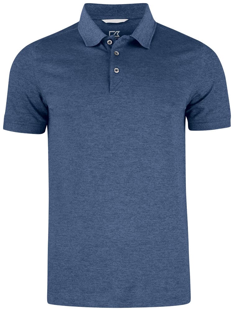 Polo Cutter & Buck Advantage homme coloris Cobalt chiné