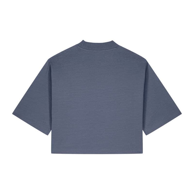 The Stella Raya femme t-shirt court coloris Gris bleu