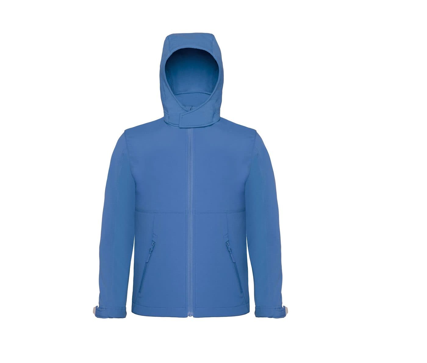 HOODED SOFTSHELL KIDS coloris Azur