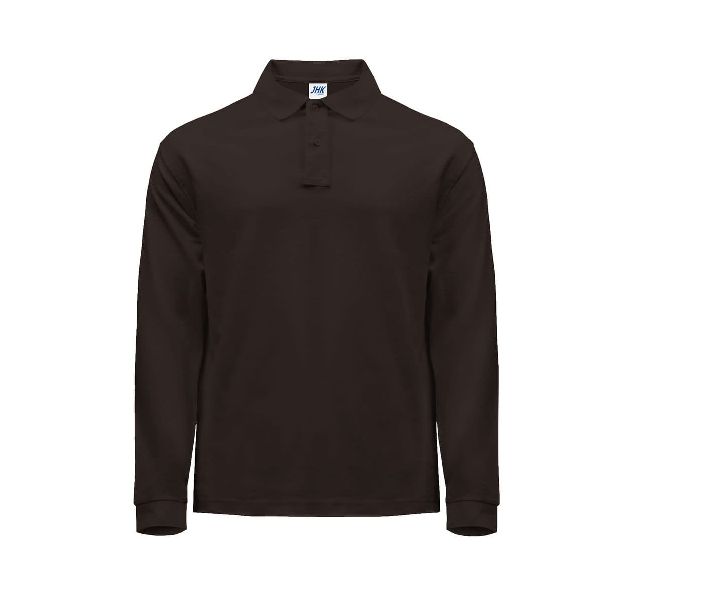 MAN REGULAR LONG SLEEVE POLO coloris Graphite
