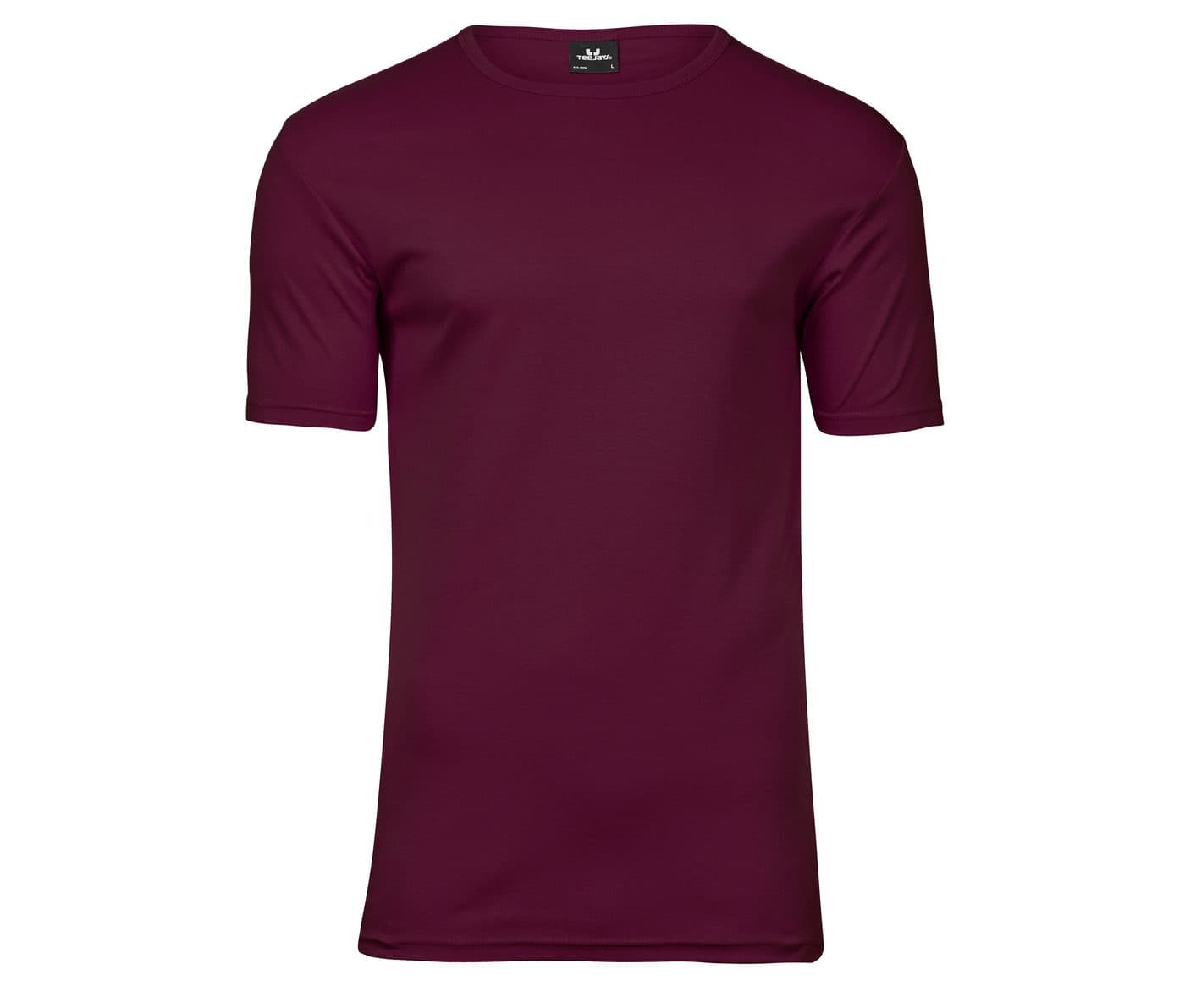 INTERLOCK TEE coloris Lie-de-vin