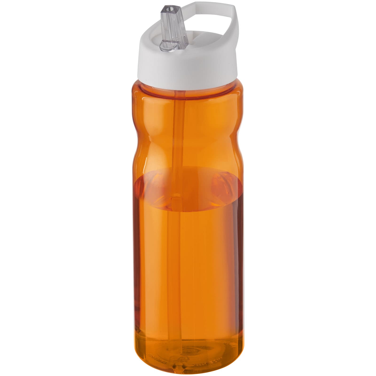 Bouteille de sport H2O Active® Base 650ml avec couvercle à goulot coloris Orange