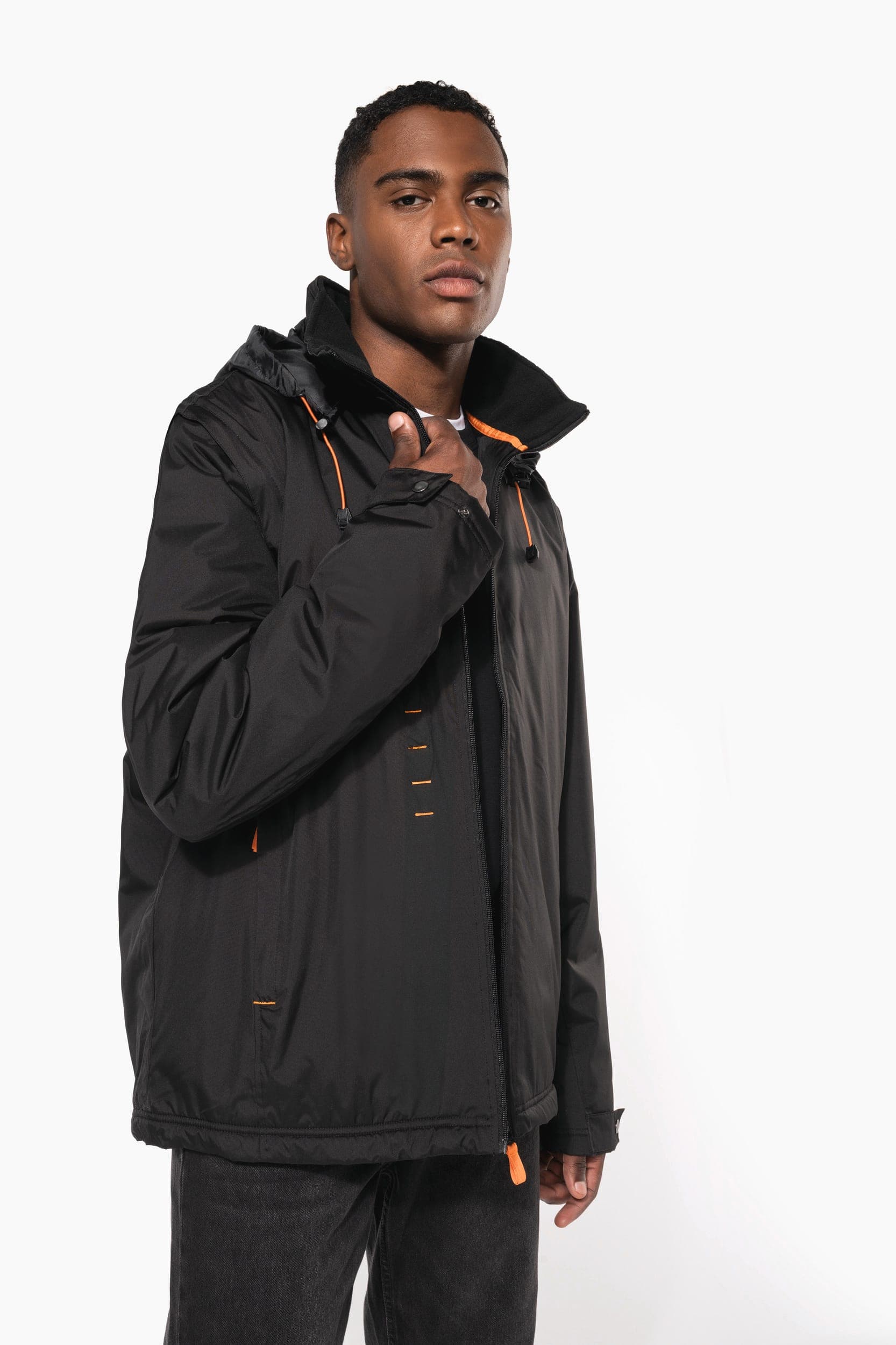 Blouson à manches amovibles homme en situation