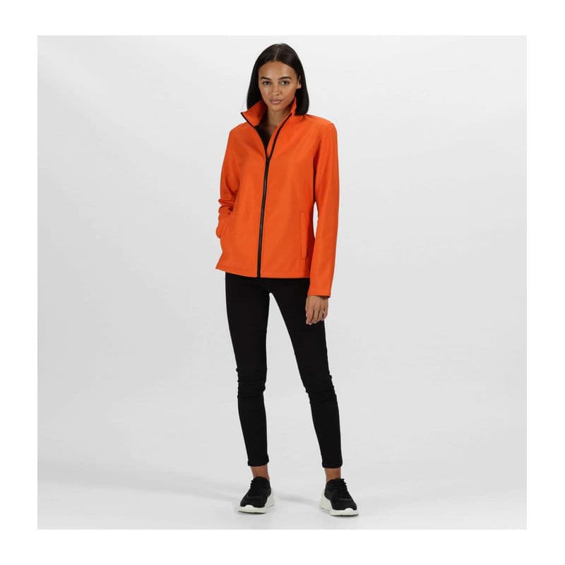 Ablaze Women'S Printable Softshell coloris Magma / Noir