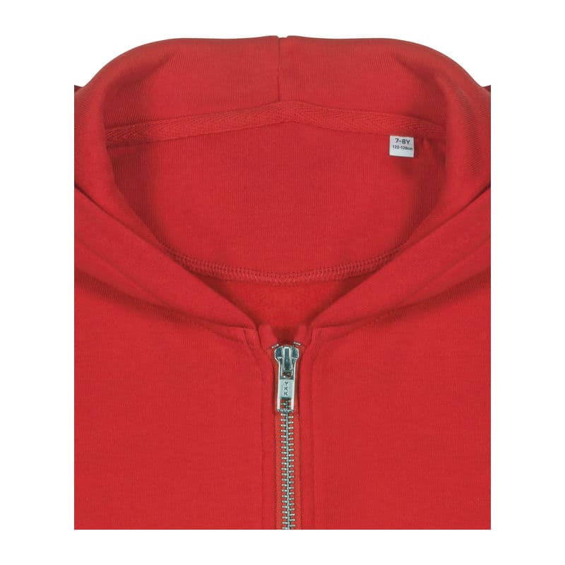 Mini Cultivator 2.0 kids' zip-thru hoodie  coloris Rouge