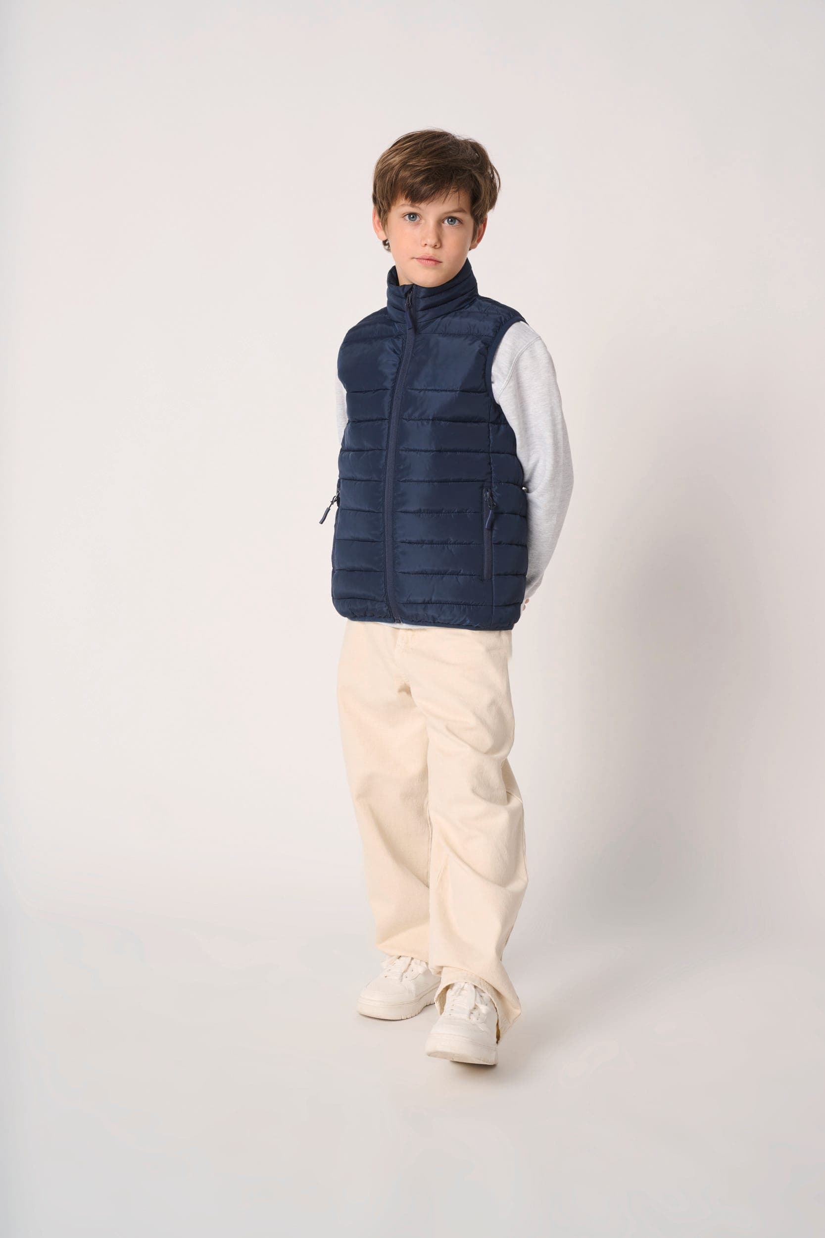 Bodywarmer matelassé enfant en situation