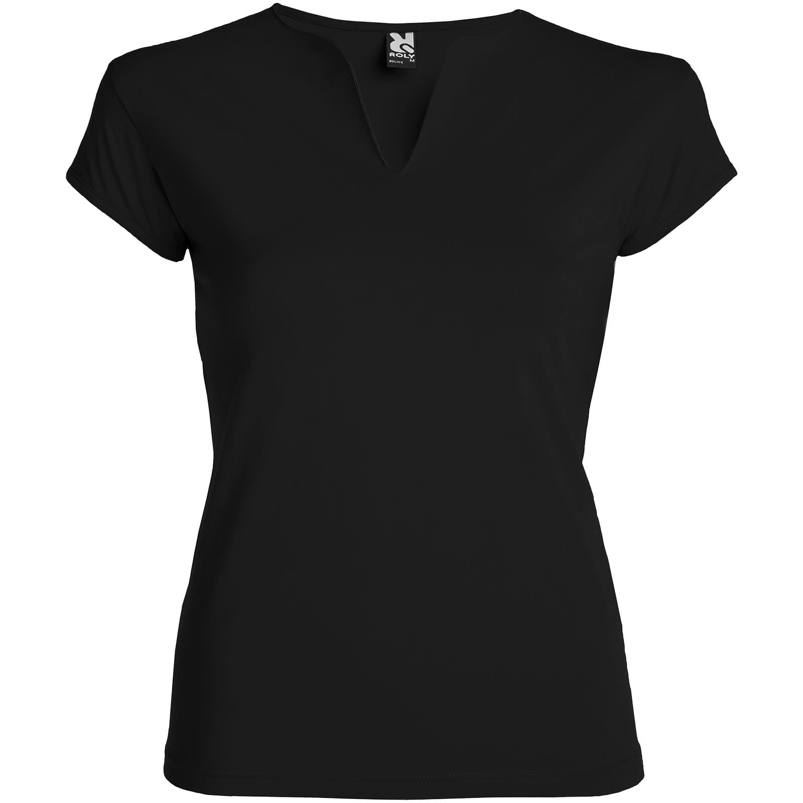 T-shirt de 200 g/m² Belice à manches courtes pour femme coloris Noir