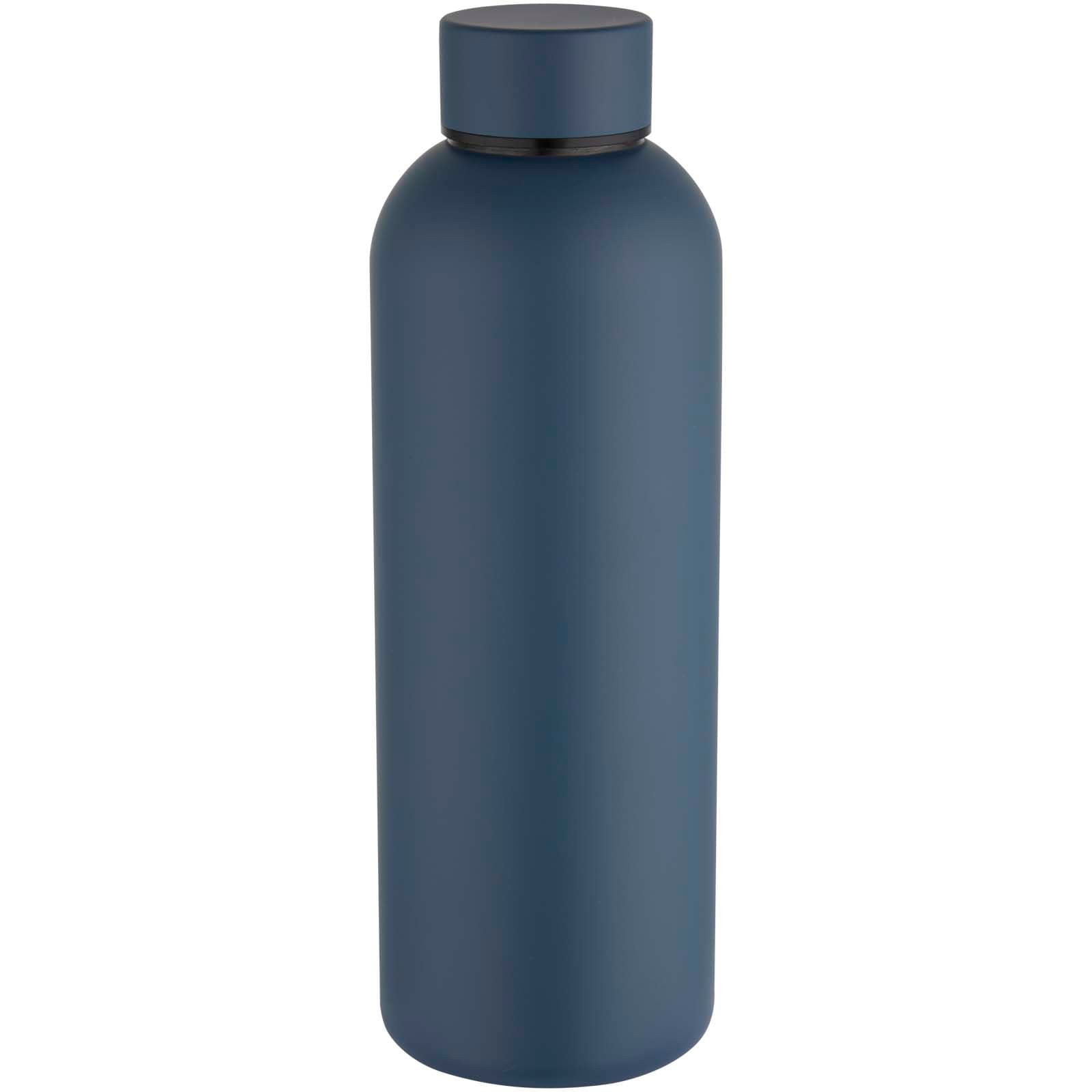 Bouteille d’eau Spring de 750 ml en acier inoxydable recyclé certifié RCS à simple paroi coloris Bleu hale
