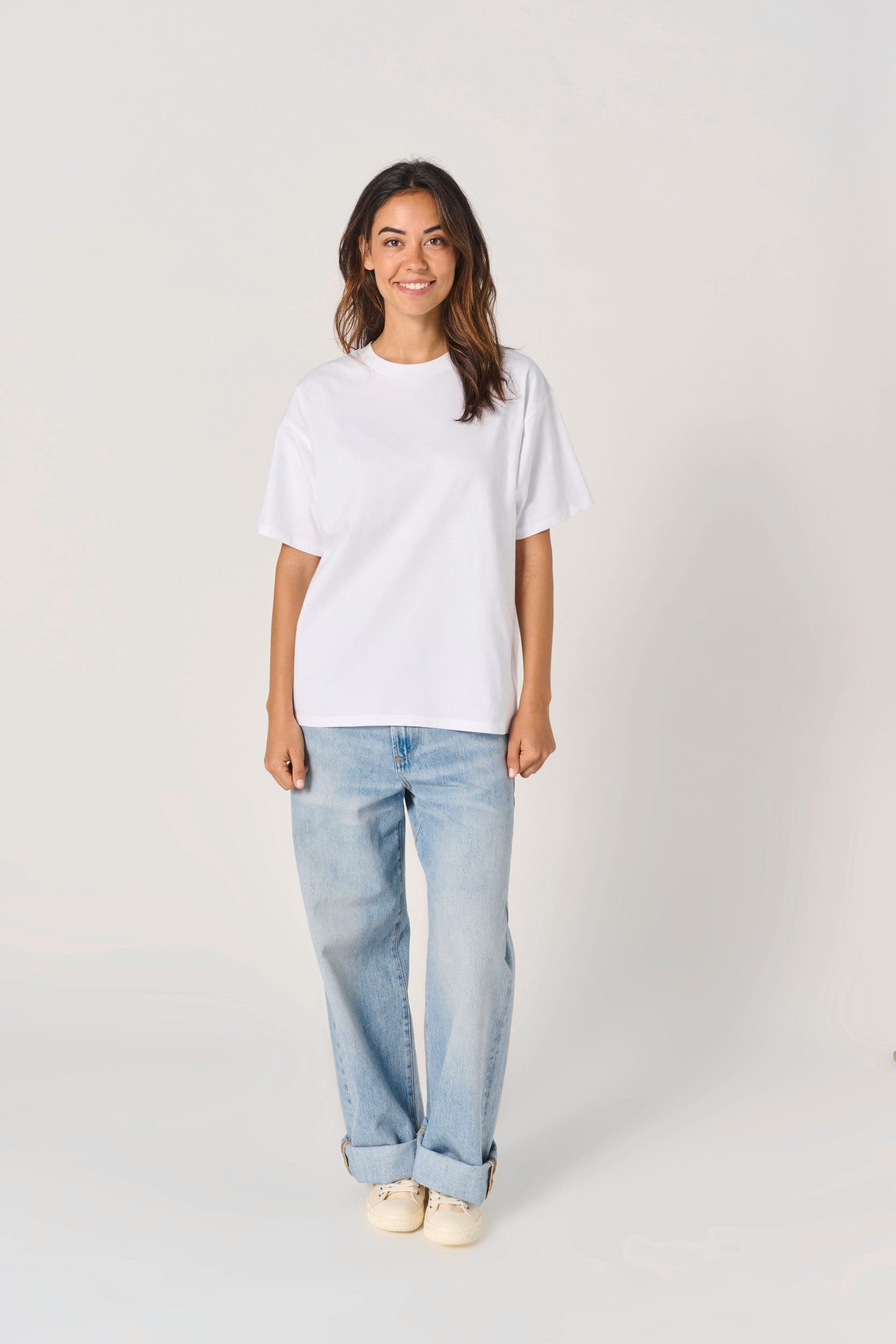 T-shirt oversize unisexe en situation