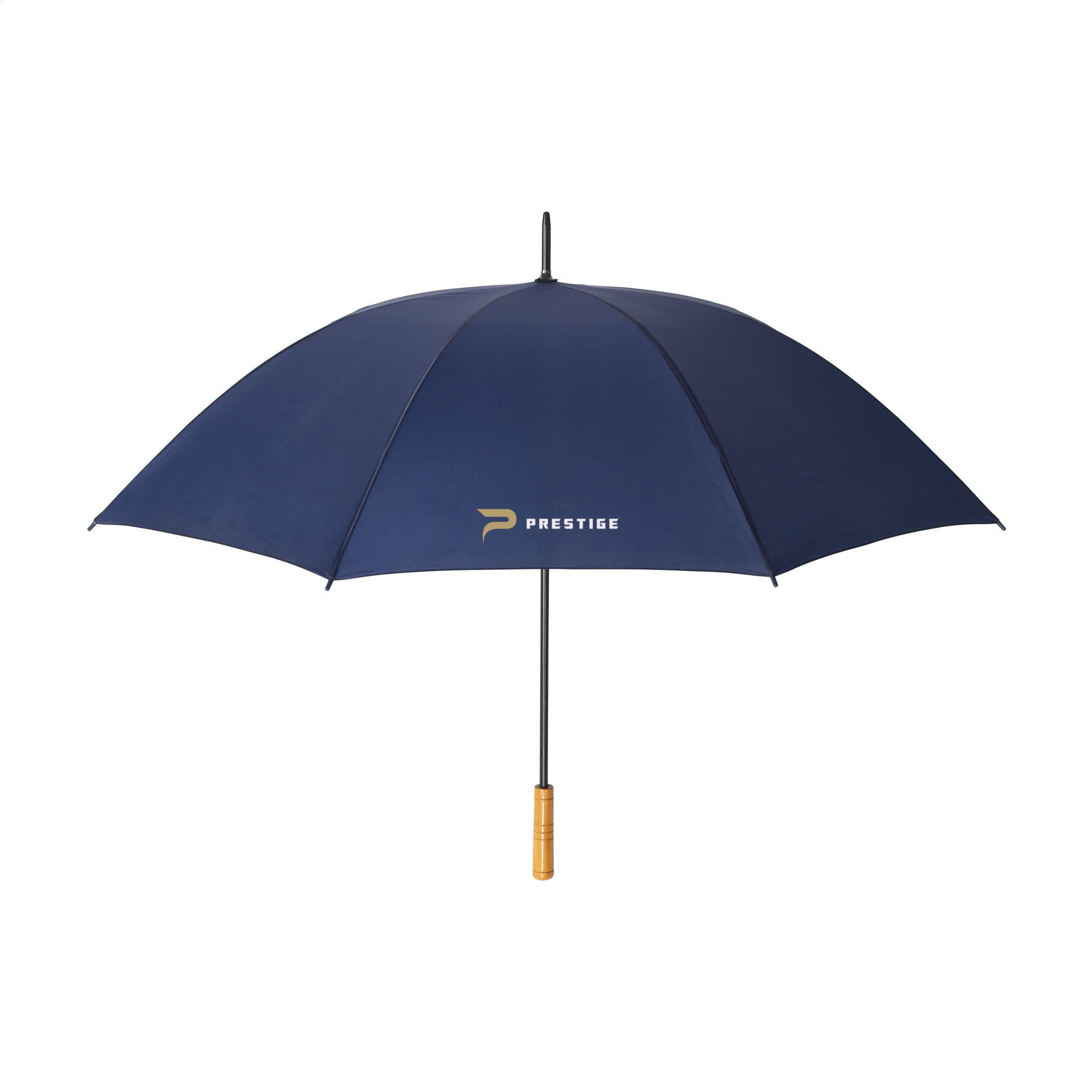 Parapluie BlueStorm RCS RPET 30 pouces en situation