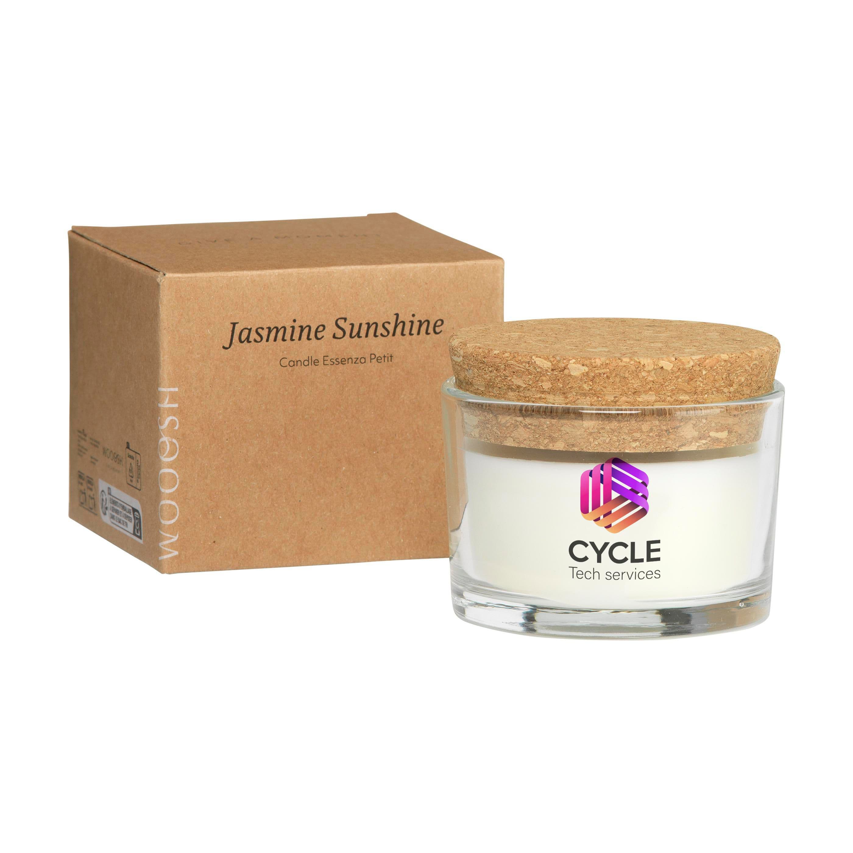 Bougie parfumée Wooosh Candle Essenza petit en situation