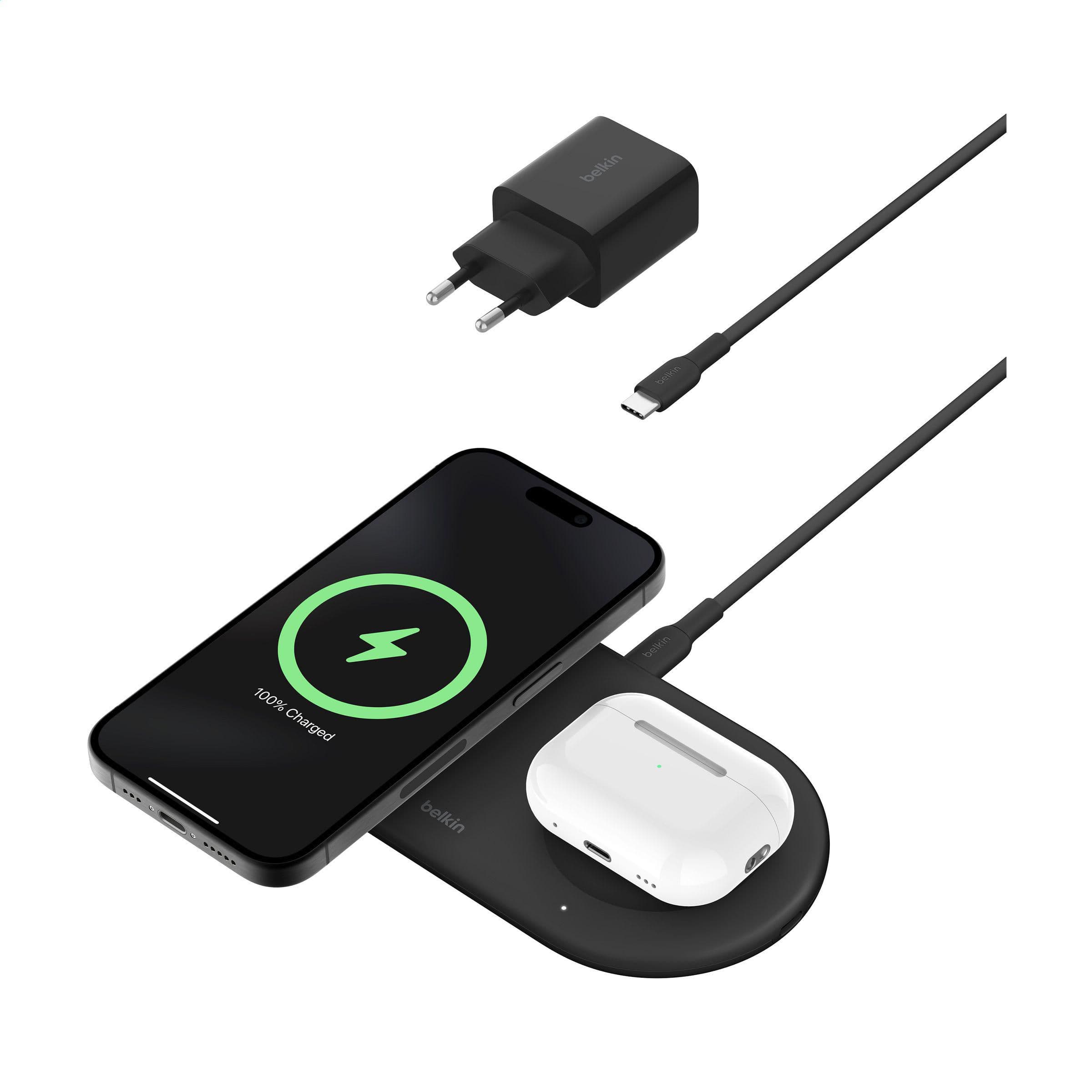 Tapis de charge Belkin BoostCharge Pro 2 en 1 EU en situation