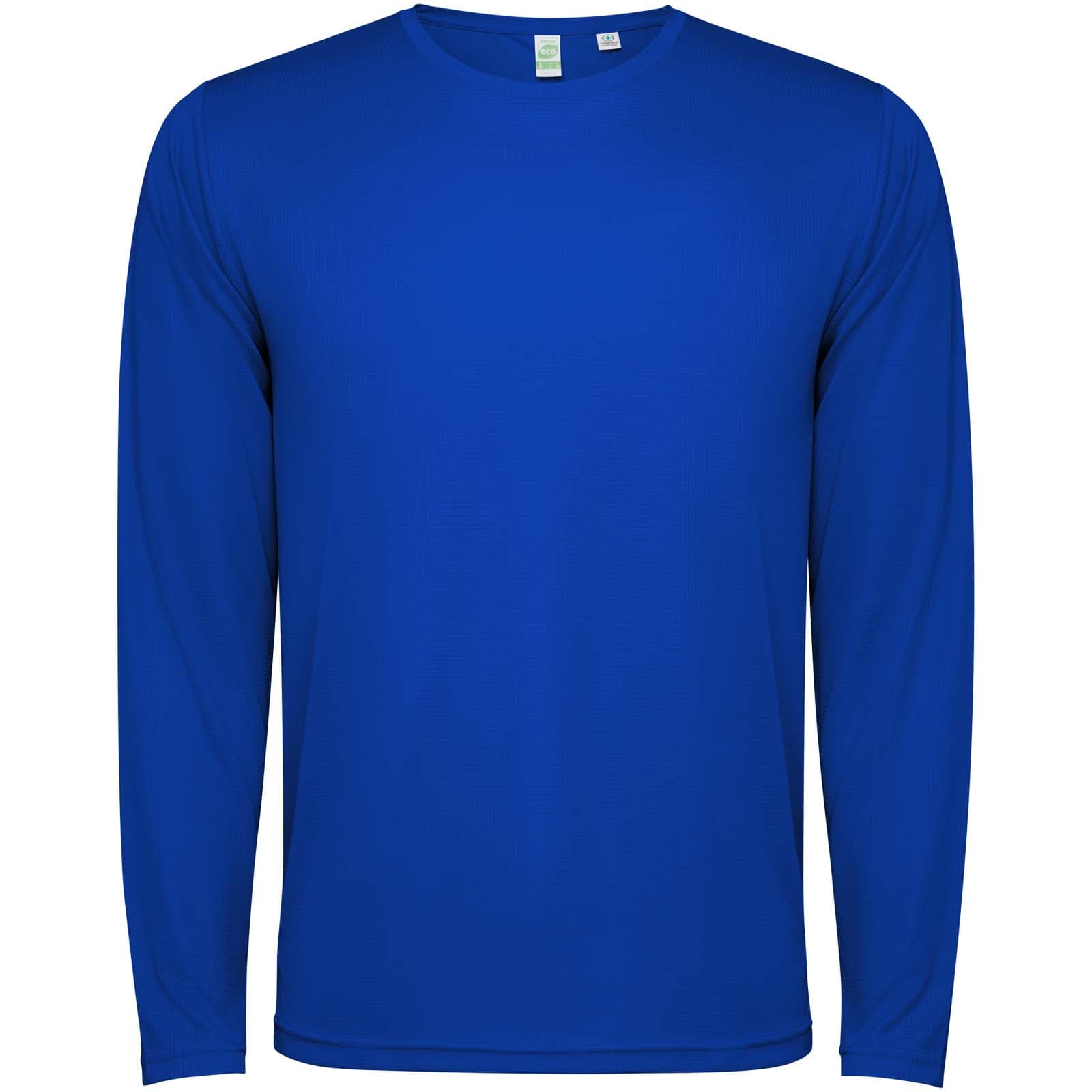 T-shirt de 125 g/m² Estoril à manches longues pour enfant coloris Bleu roi
