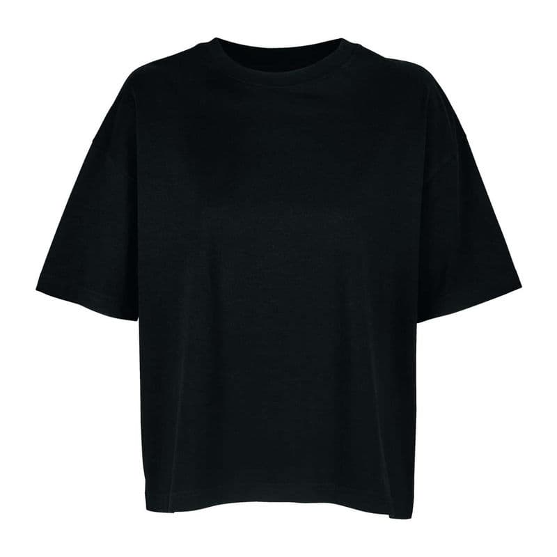 Sol'S Boxy Women'S Oversized T-Shirt coloris Noir profond
