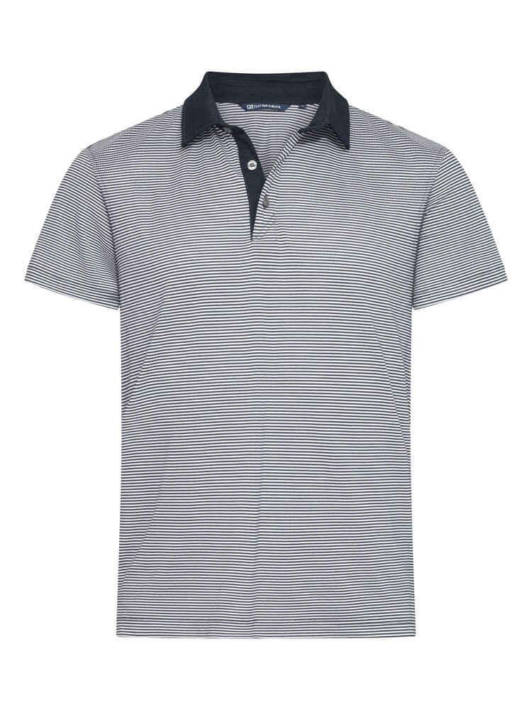 Polo Cutter & Buck Virtue rayé homme coloris Marine foncé