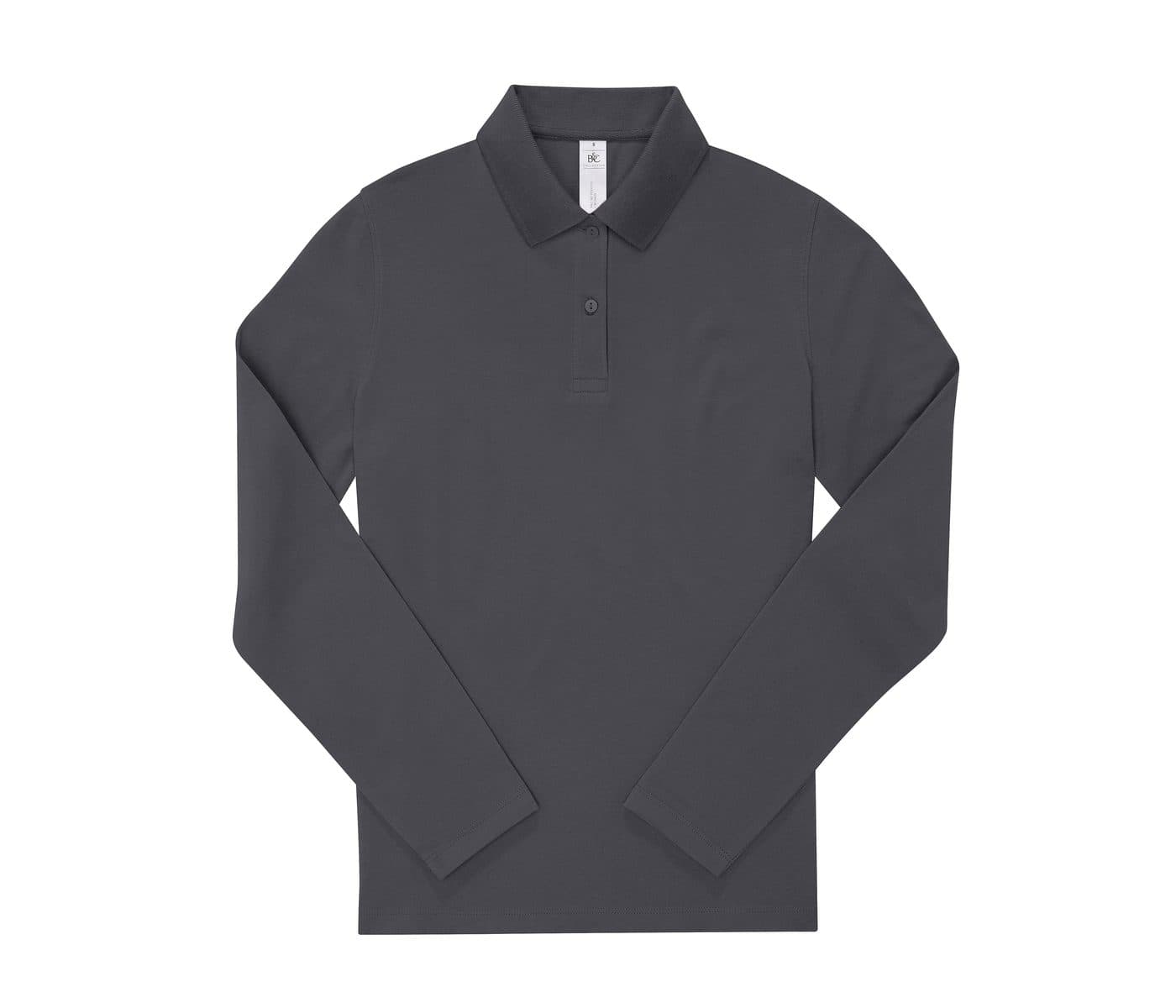 B&C MY POLO 210 LSL /WOMEN coloris Gris foncé