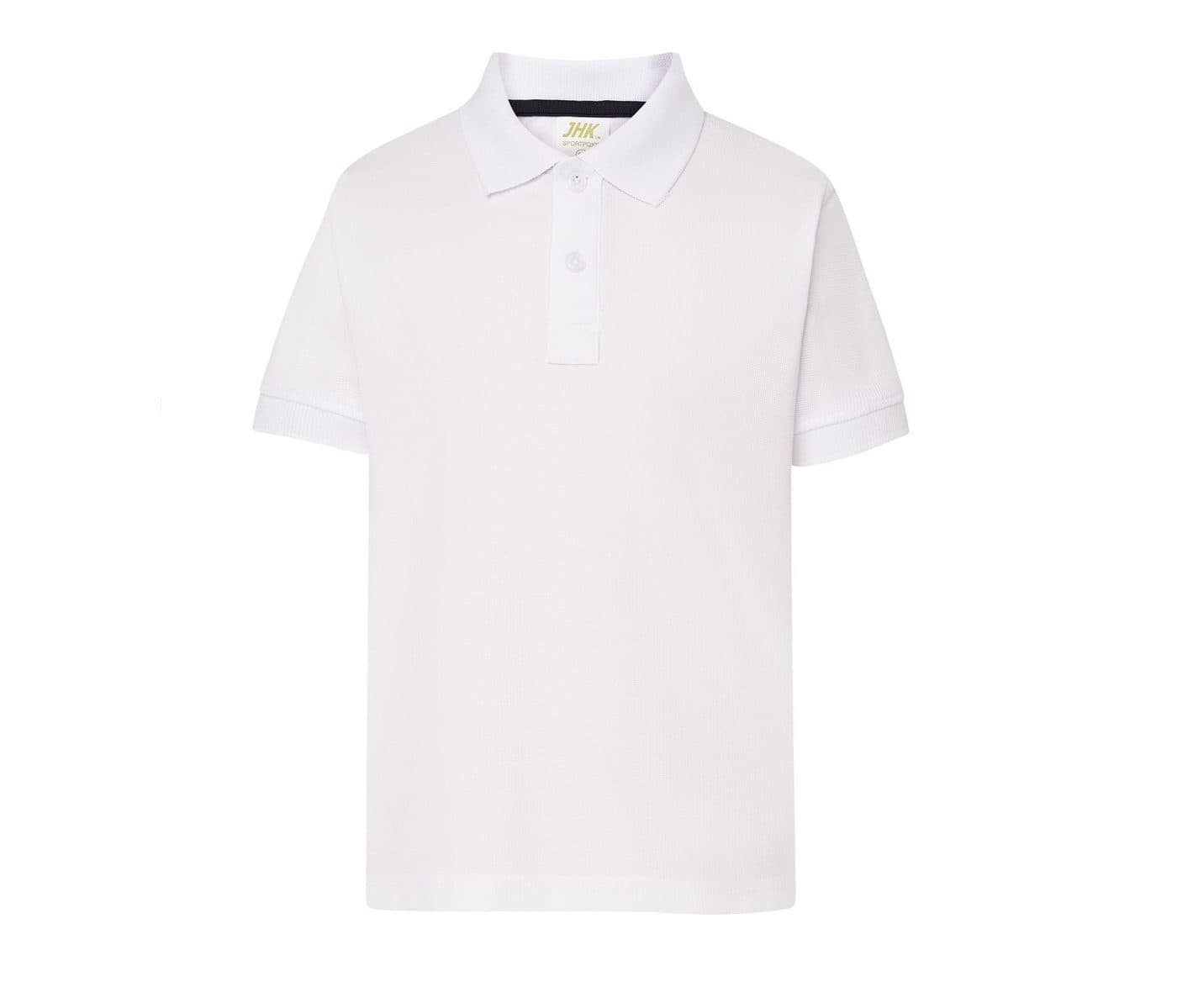 KID SPORT PIQUE POLO coloris Blanc