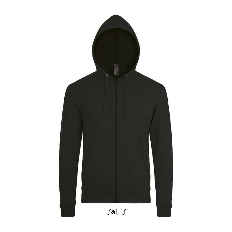 SOL'S STONE - UNISEX ZIP HOODIE coloris Noir