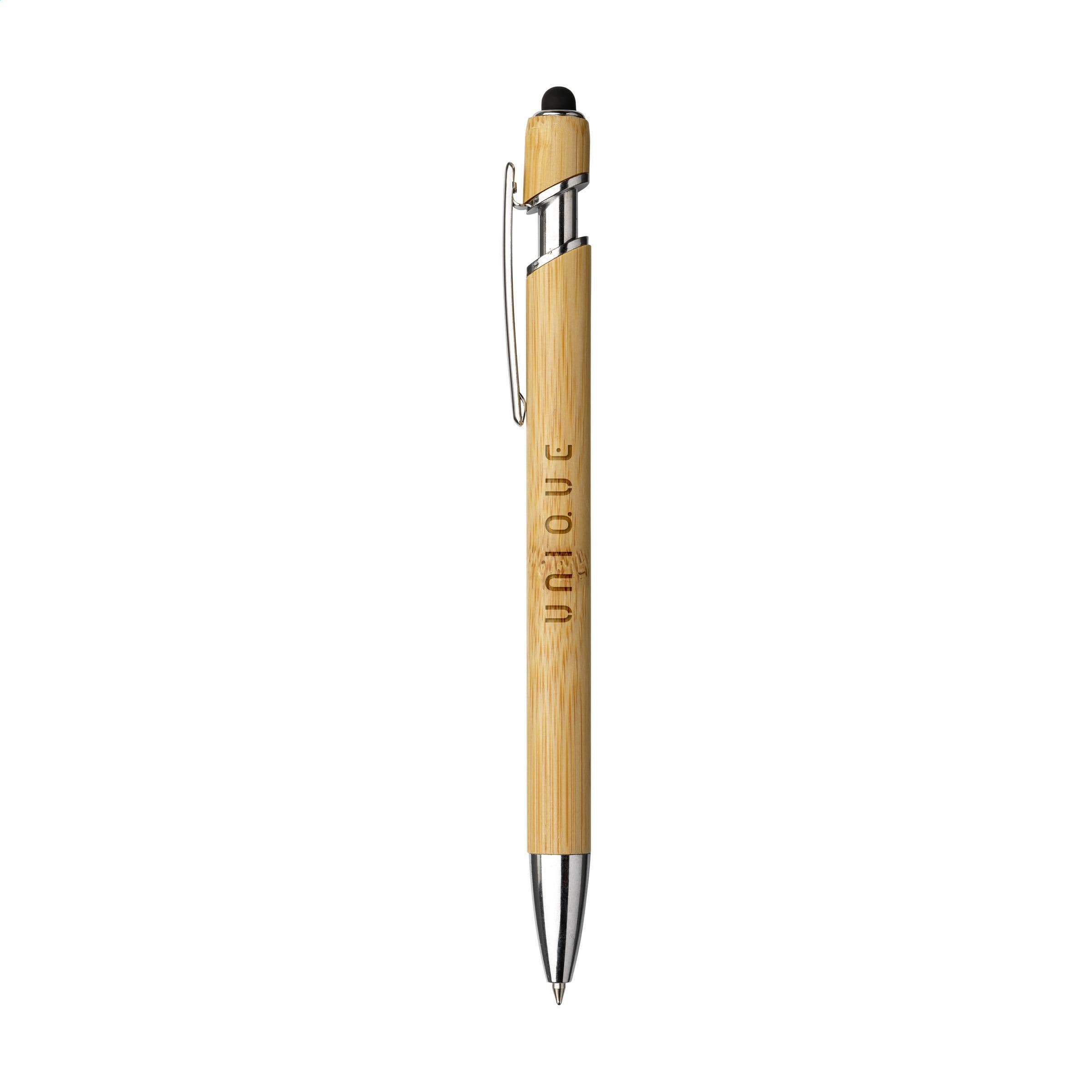 Stylo tactile Luca Touch Bamboo en situation