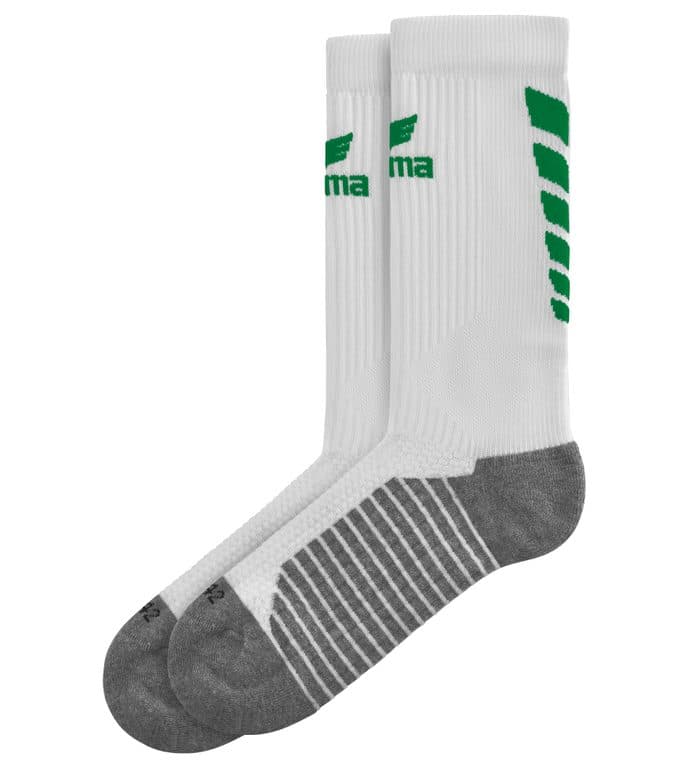 SIX WINGS Socks coloris Blanc / Émeraude