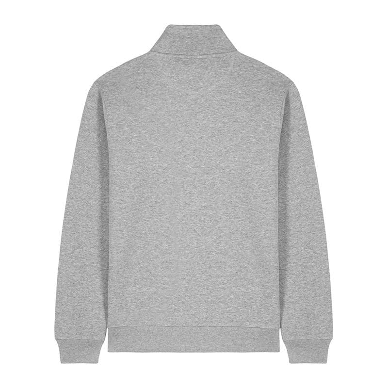 Trucker 2.0 unisex quarter zip sweatshirt coloris Gris chiné