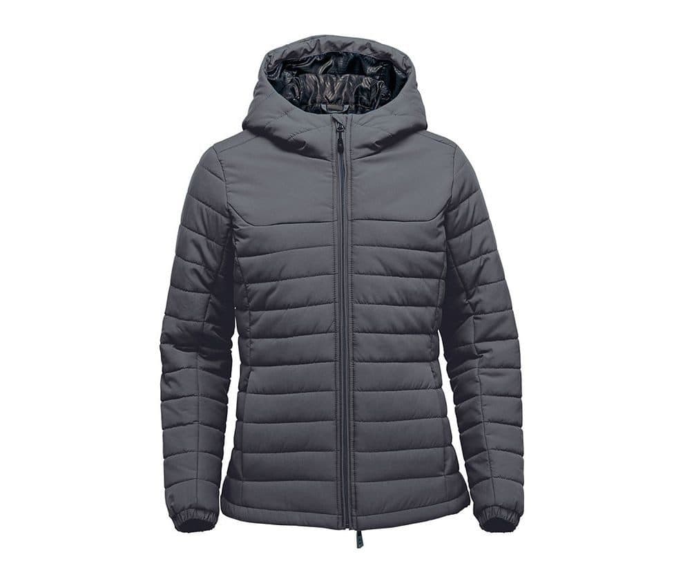 W'S NAUTILUS QUILTED HOODY coloris Gris dauphin