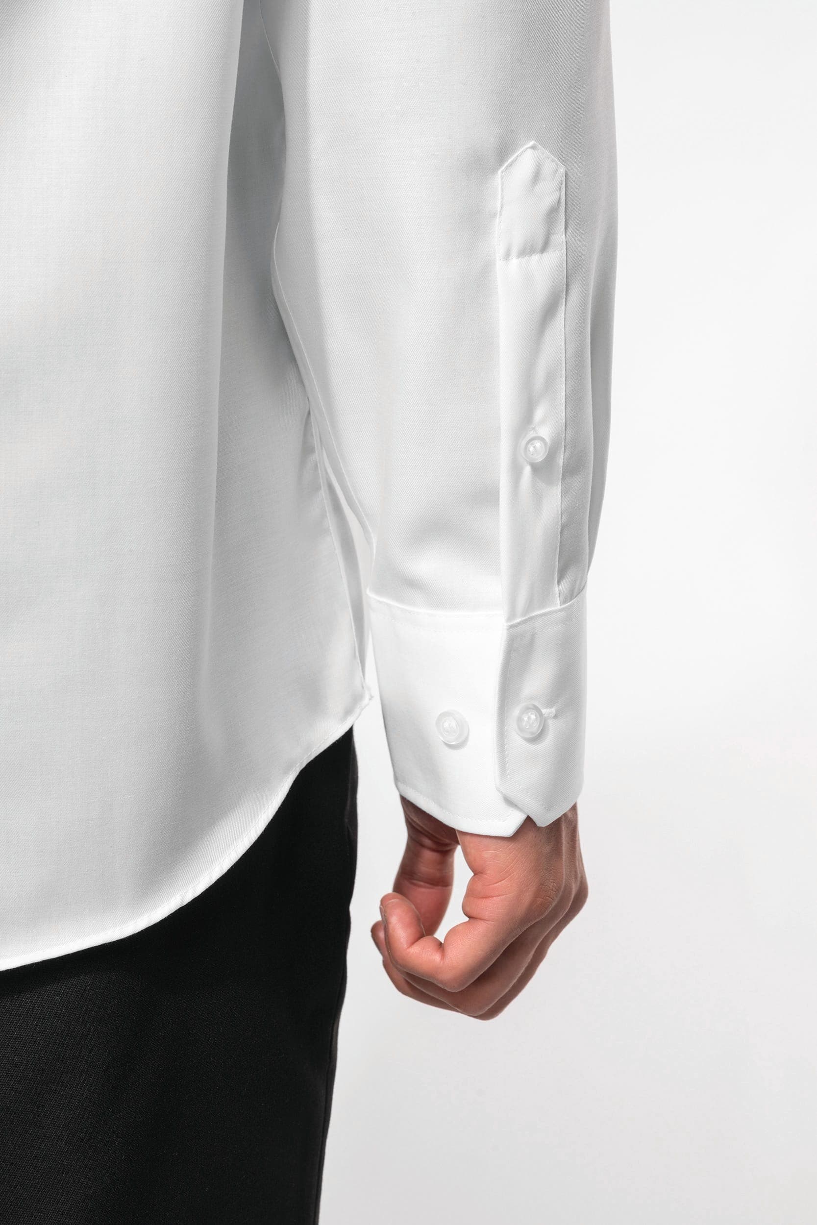 Chemise manches longues sans repassage en situation