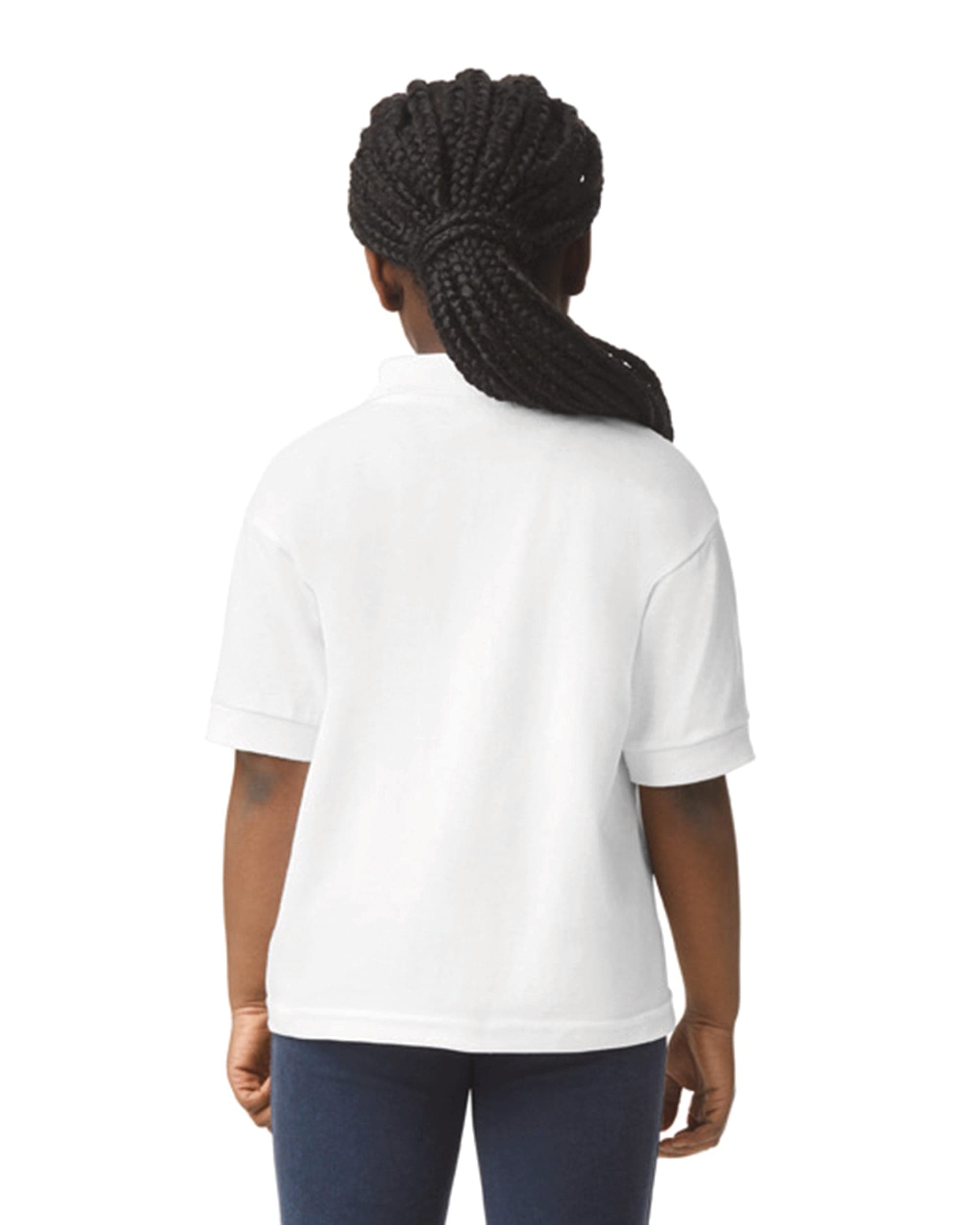Polo jersey Dryblend® enfant en situation