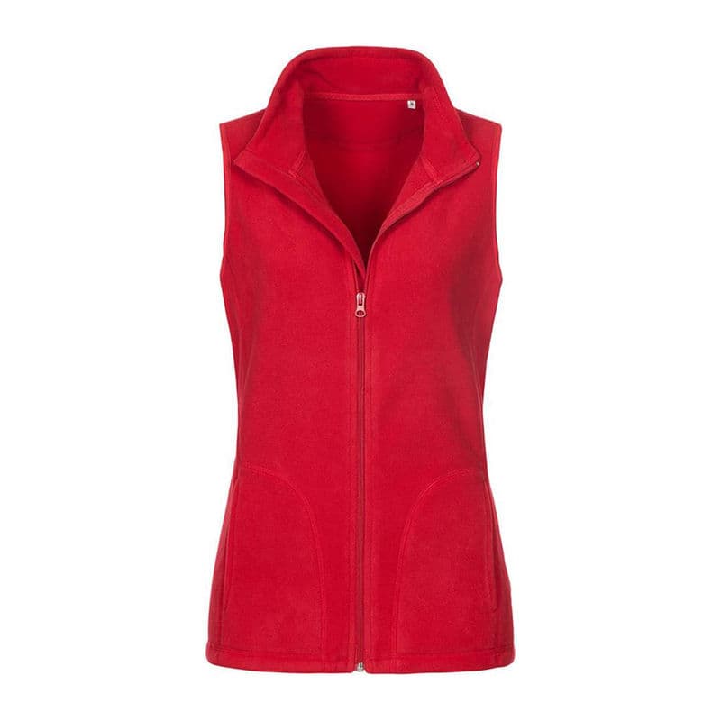 Classic Women's Fleece Vest coloris Rouge écarlate