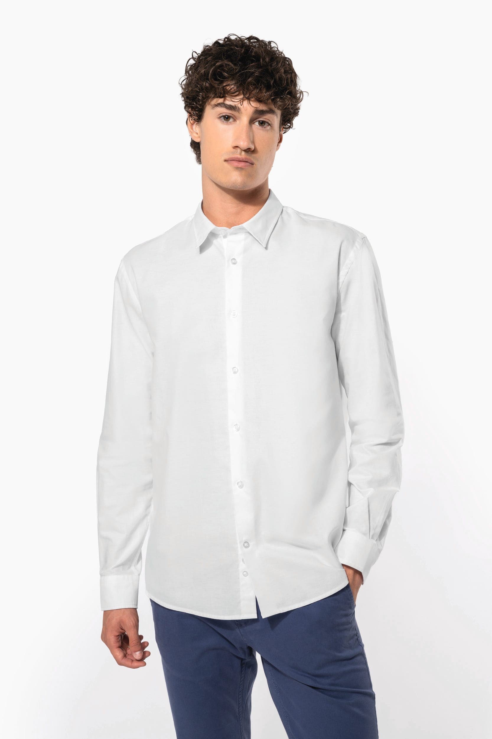 Chemise oxford manches longues homme en situation