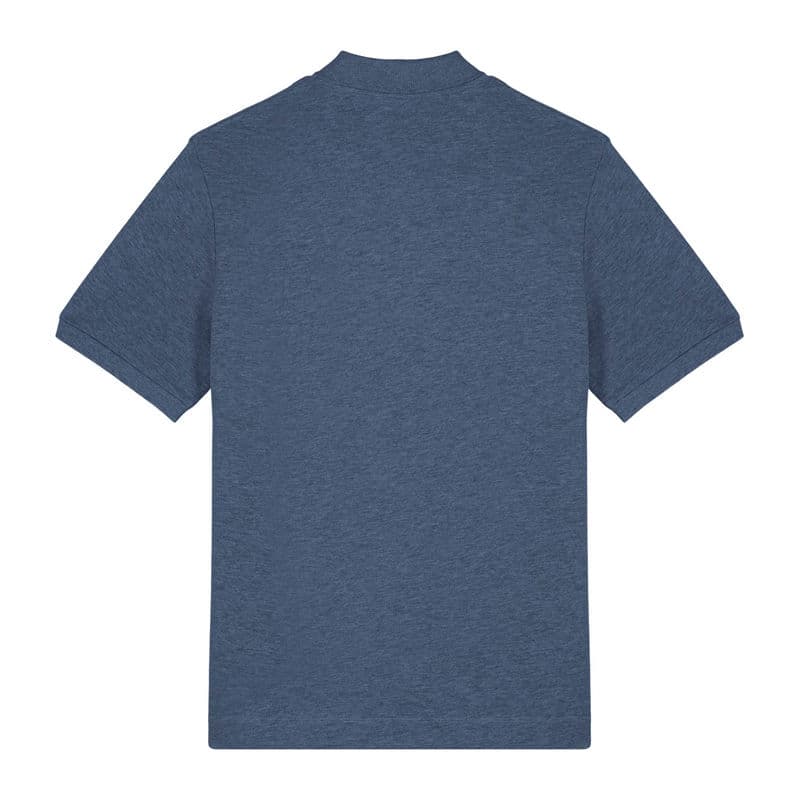 Prepster 2.0 unisex polo coloris Bleu chiné foncé