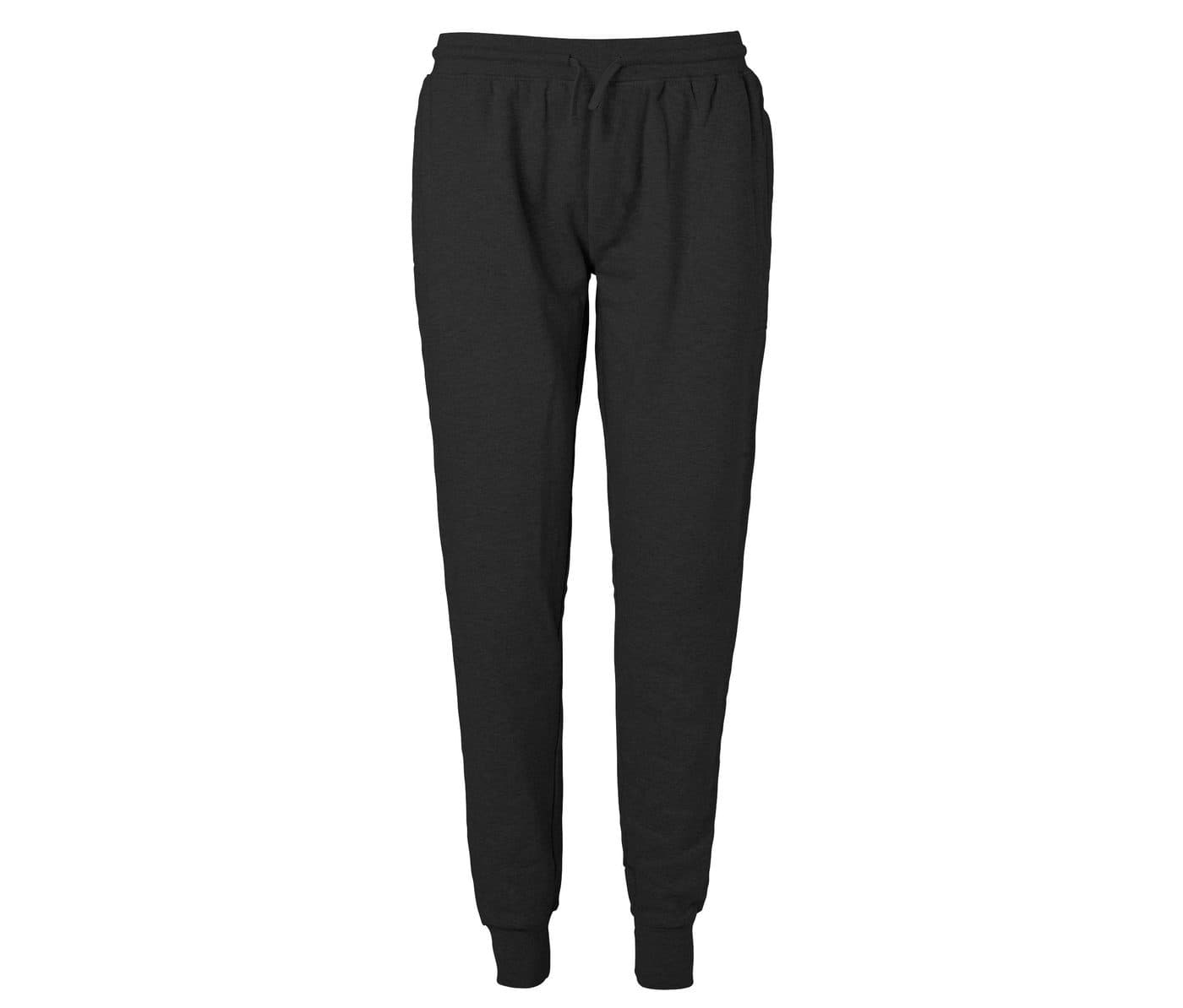 SWEATPANTS WITH CUFF AND ZIP POCKET coloris Noir