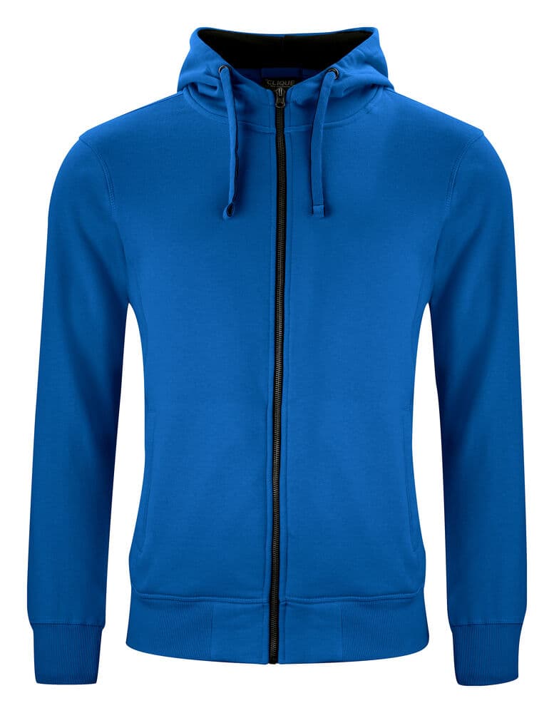 Clique Classic Hoody Full Zip coloris Bleu roi