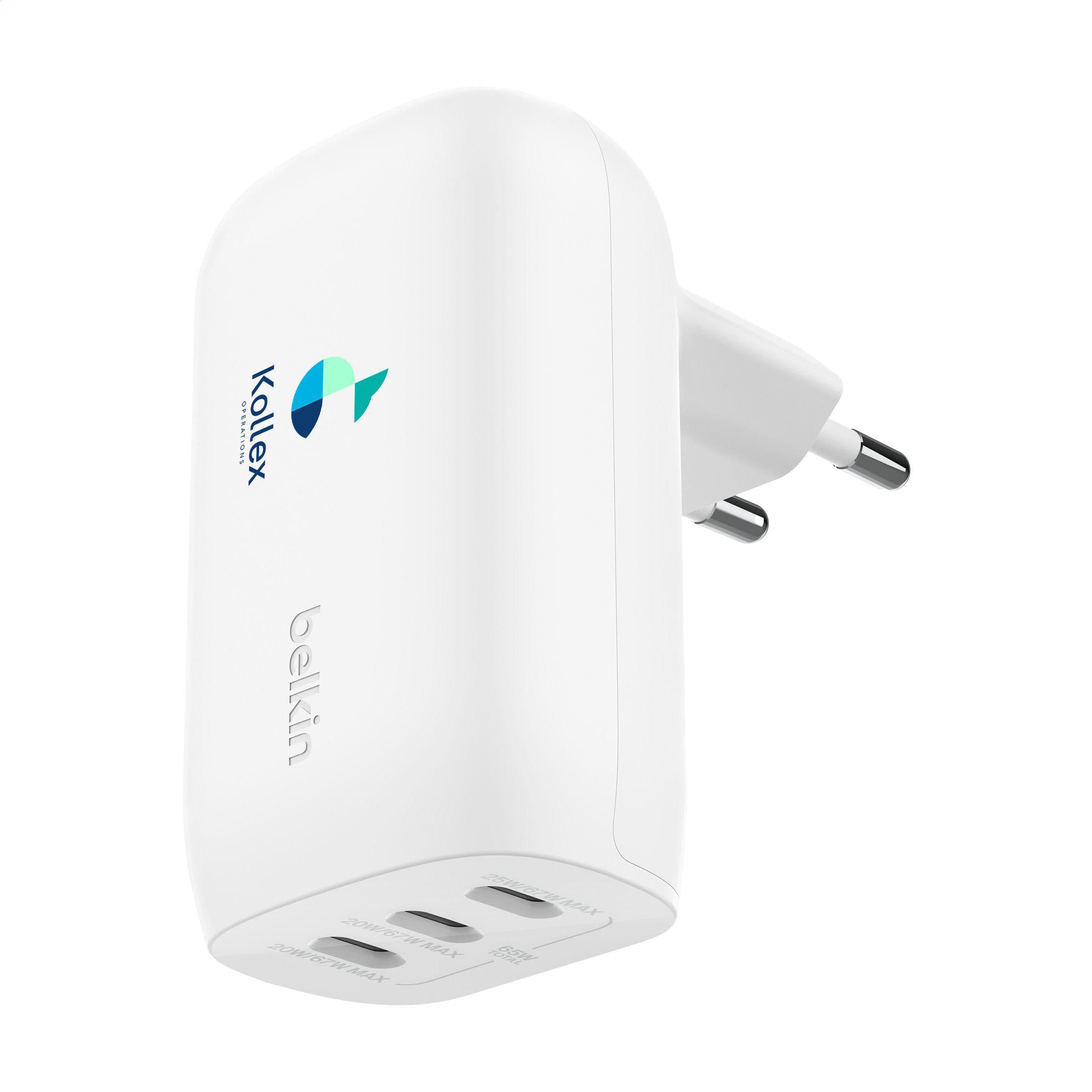 Chargeur mural Belkin BoostCharge 3 ports EU