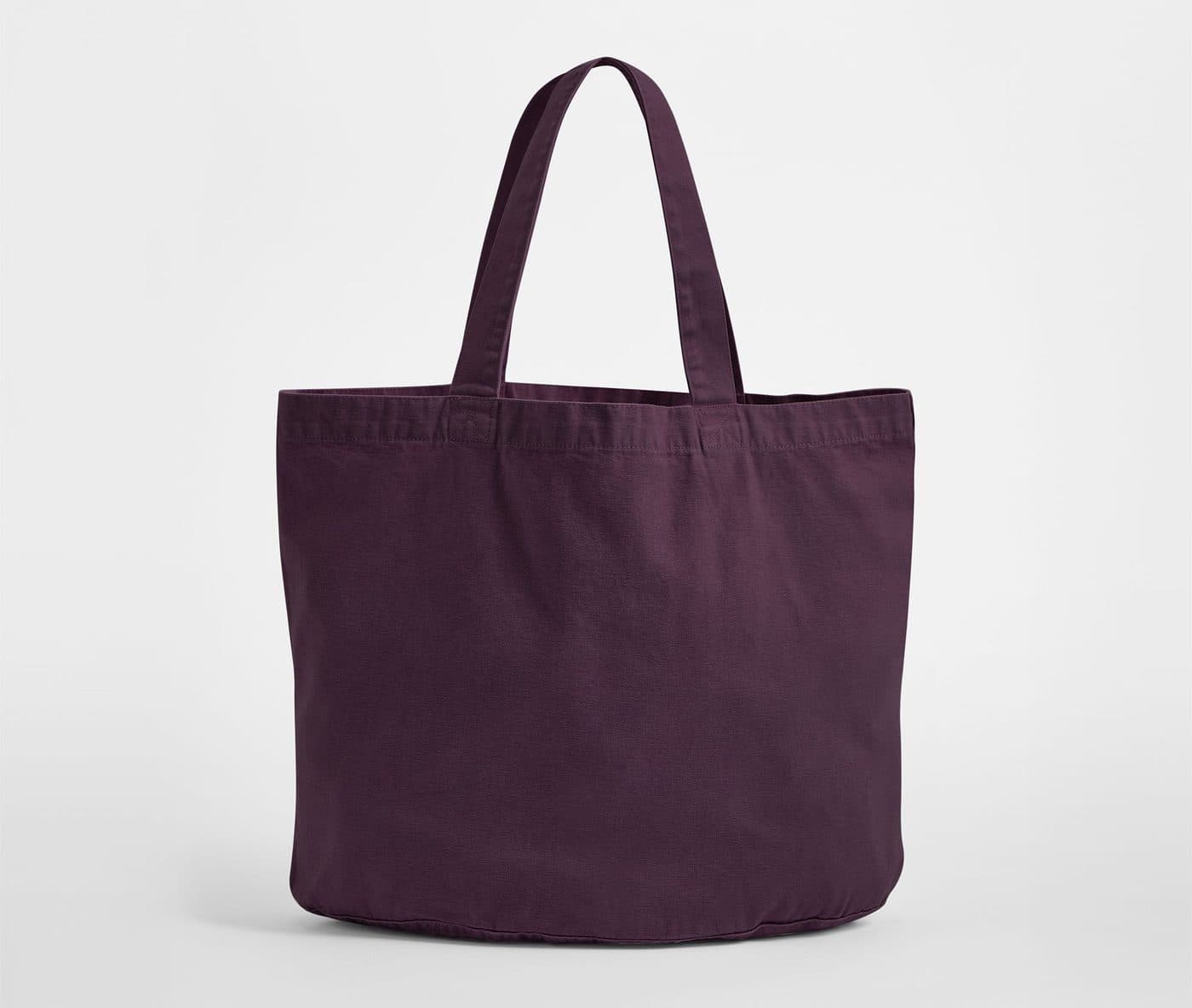 GARMENT DYED SHOPPER coloris Sang de bœuf vintage