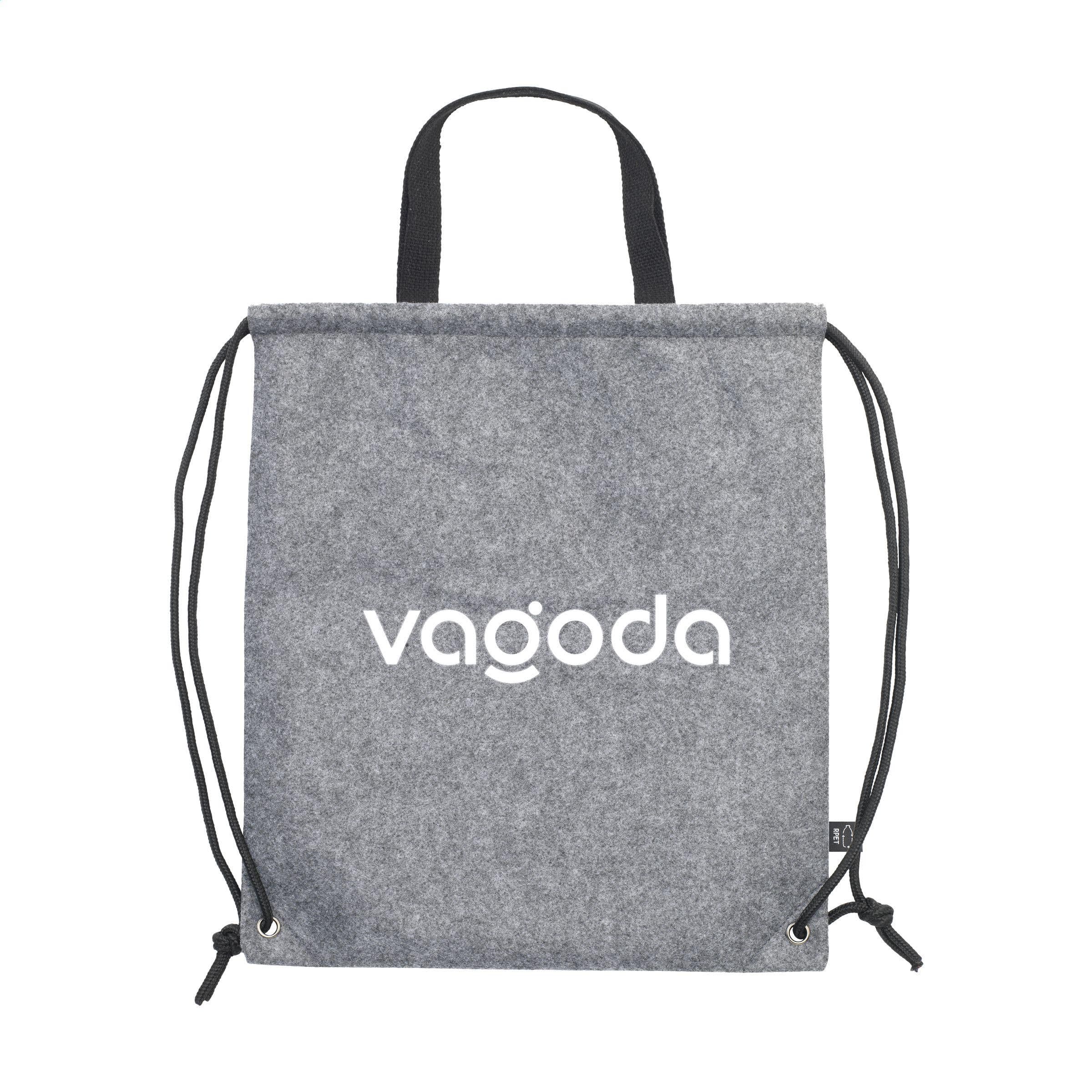 Sac à dos PromoBag Plus feutre GRS RPET en situation