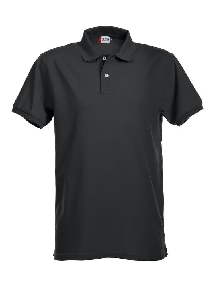 Clique Stretch Premium Polo coloris Noir