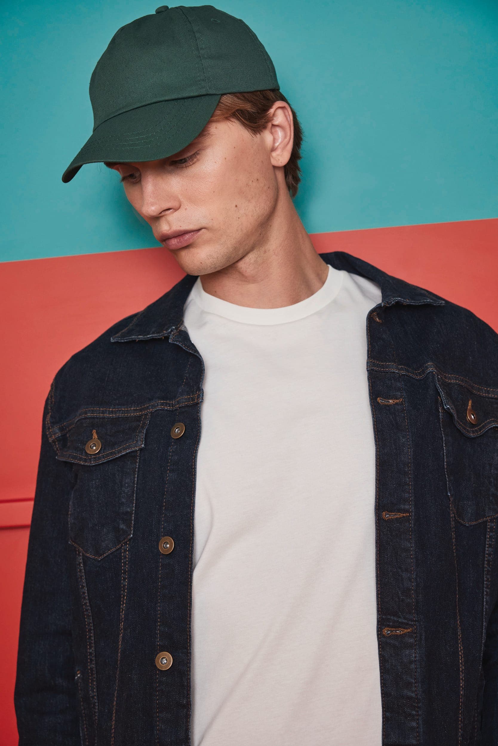 Casquette 5 panneaux en situation