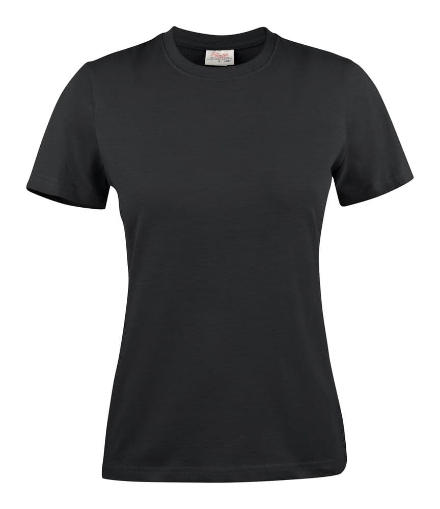 Heavy T T-Shirt Femmes coloris Noir